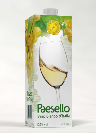 PAESELLO BIANCO SQUARE 1 L