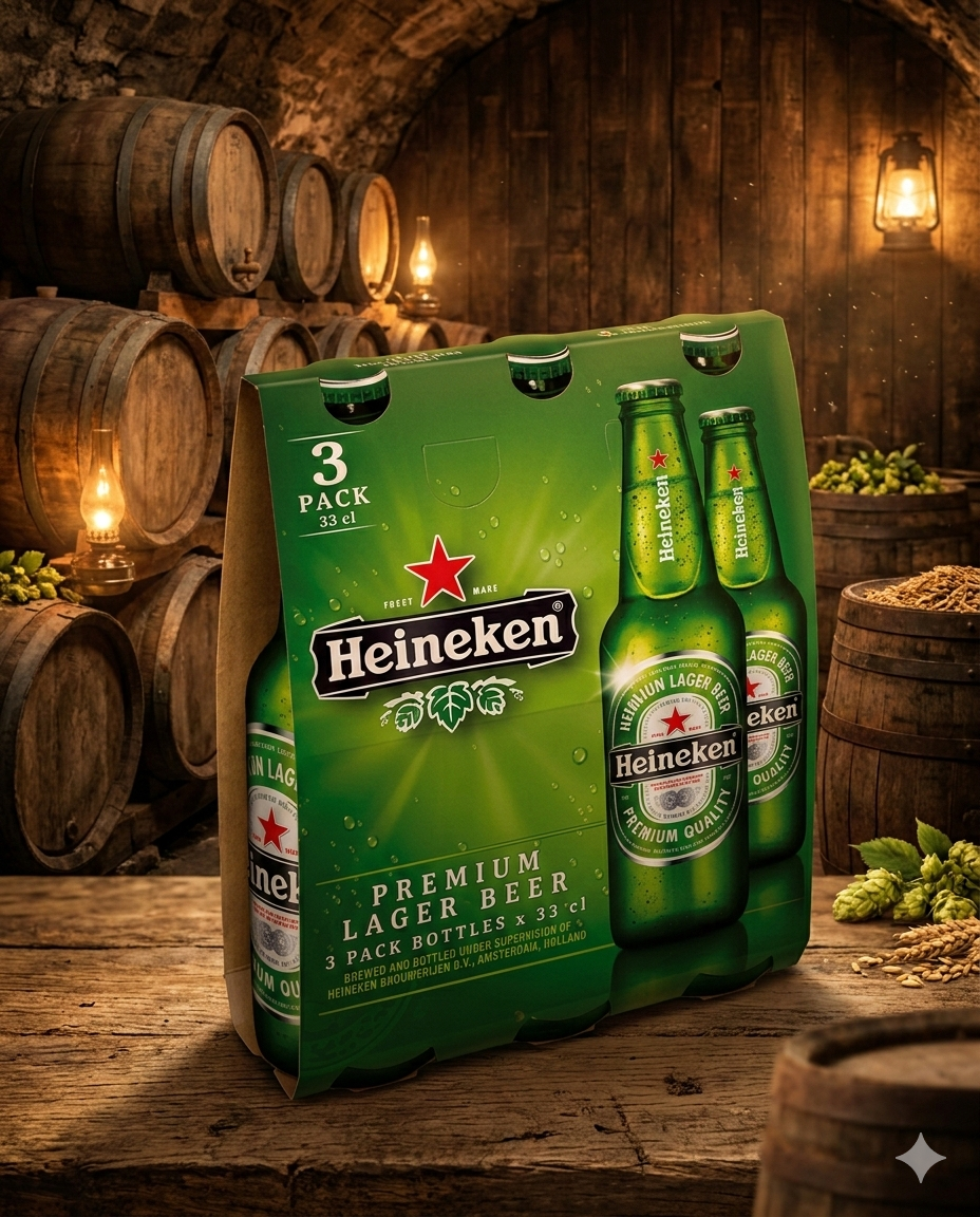 Heineken Bier 3×33cl