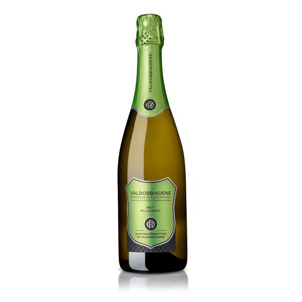 Valdobbiadene Prosecco Superiore DOCG Millesimato Brut "Scudo Verde"Quantità 0.75