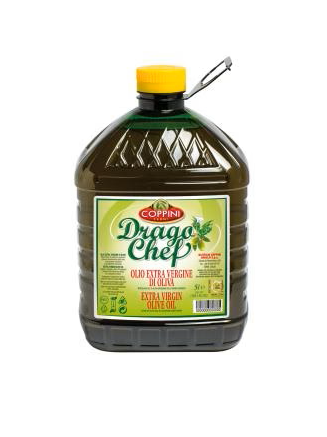 EXTRA VIRGIN OLIVE OIL COPPINI "DRAGO CHEF" PET LT. 5