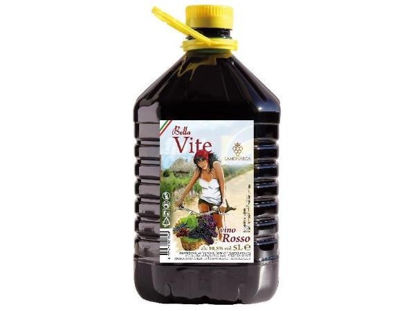 BELLAVITE VINO ROSSO litri 5
