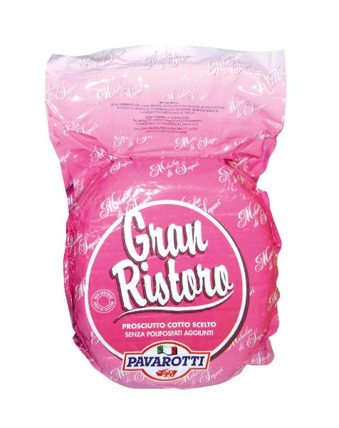 Pavarotti Prosciutto Cotto Scelto Gran Ristoro Peso medio 8,65 kg