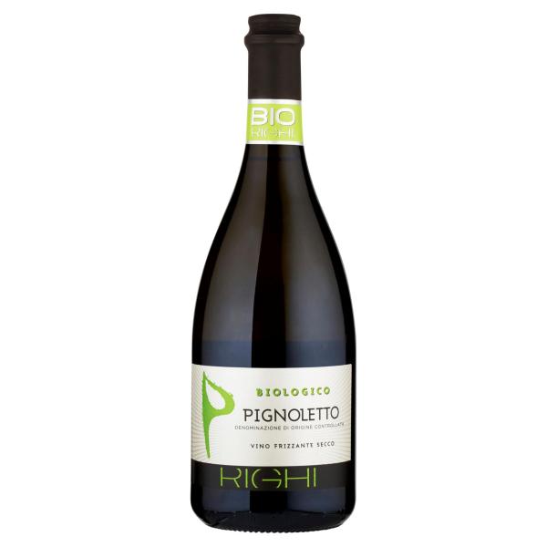 Righi Bio Pignoletto DOC Biologico Vino Frizzante Secco 750 ml