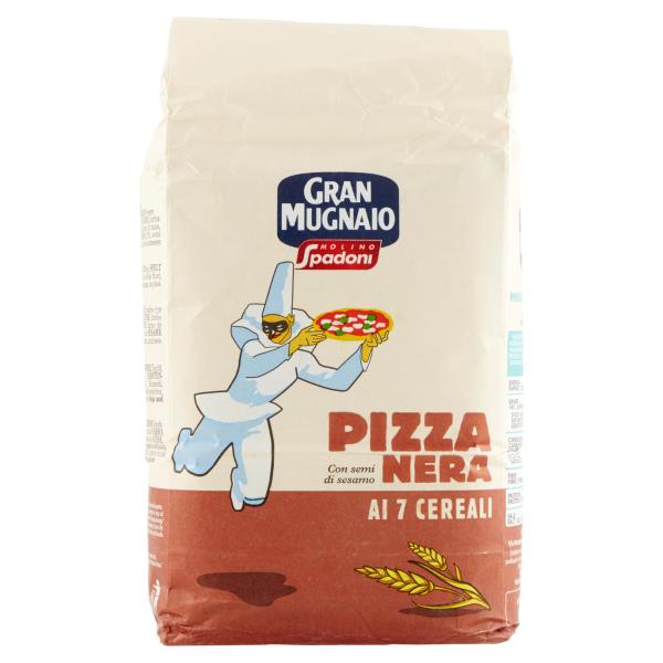 Molino Spadoni Gran Mugnaio Pizza Nera ai 7 Cereali 1000 gf
