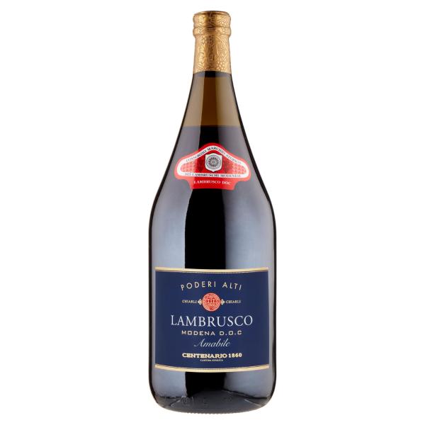 Chiarli Centenario 1860 Poderi Alti Lambrusco Modena D.O.C. Amabile 1,5 l