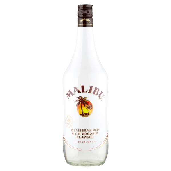 Malibu Caribbean rum with coconut flavour 1 L