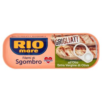 Rio mare Filetti di Sgombro all'Olio Extra Vergine di Oliva Grigliati 120 g