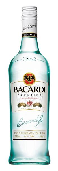 Bacardi Rum Carta Blanca litri 1