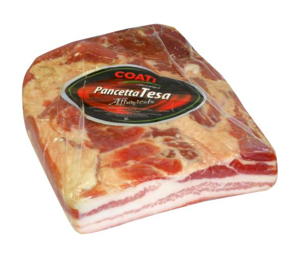 Coati Pancetta Tesa Affumicata Peso medio 1,80 kg