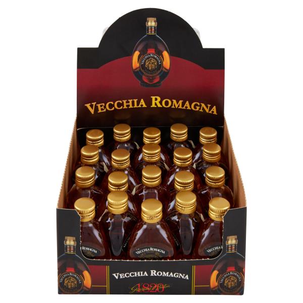Vecchia Romagna Brandy Mignon ml 30