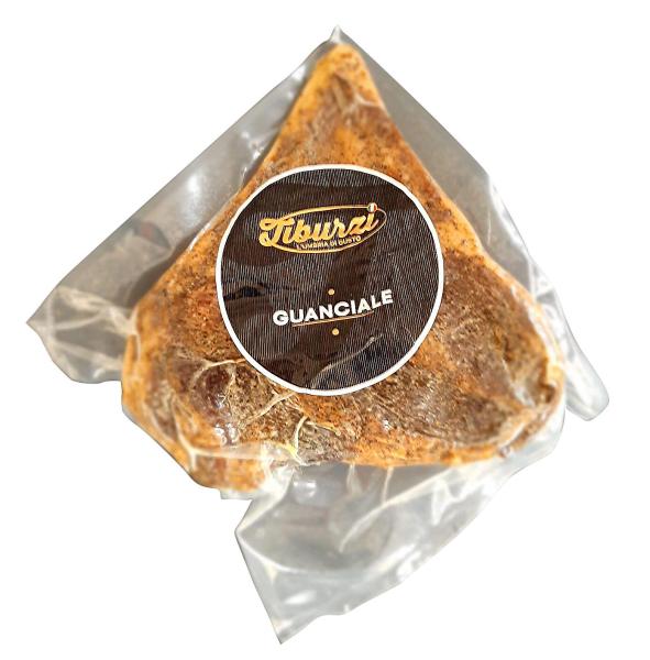 Tiburzi Guanciale di Suino Sottovuoto Peso medio 1,70 kg