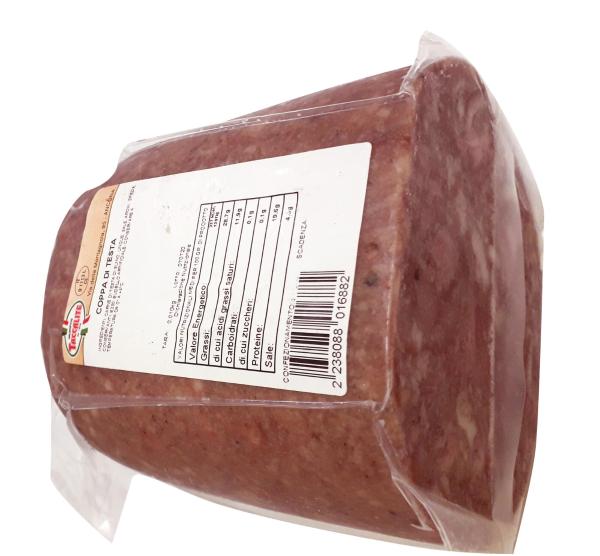 Taccalite Coppa di Testa Peso medio 2,50 kg