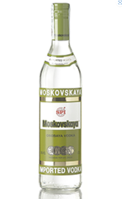 VODKA MOSKOVSKAYA 38% 70 cl