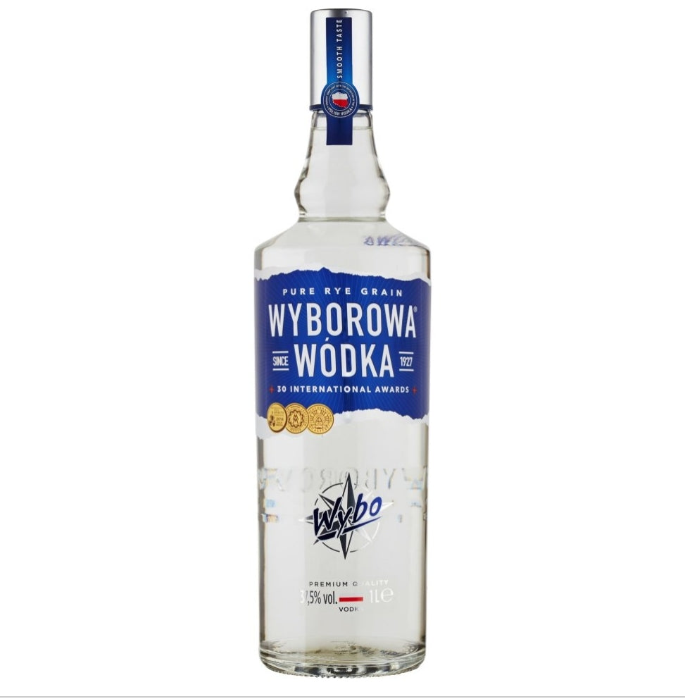 VODKA WYBOROWA 37,5% 100 cl