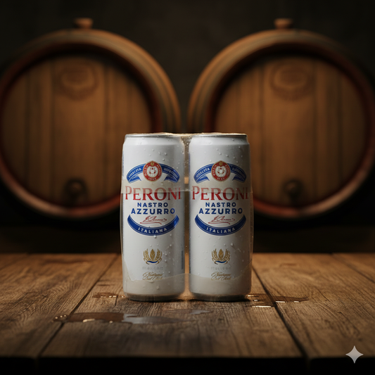 Peroni Nastro Azzurro beer can 2x33cl