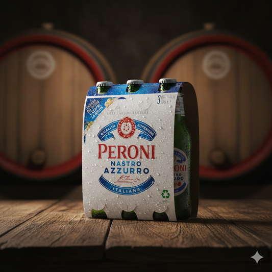 Peroni Nastro Azzurro beer 3x33cl