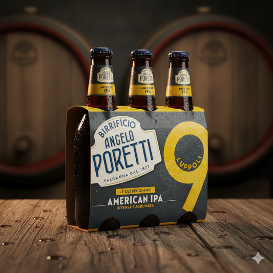 Angelo Poretti Brewery 9 Hop Beer American Ipa 3x33cl
