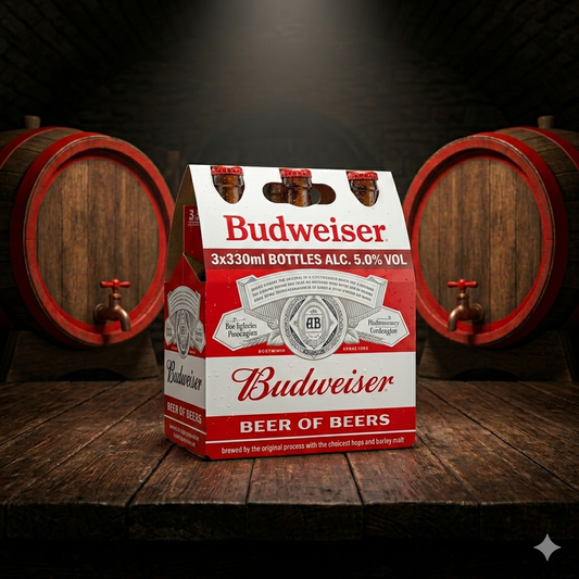 Budweiser Bier 3×33cl