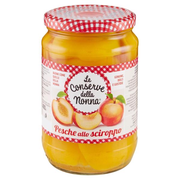 GRANDMA'S PRESERVES PEACHES IN SYRUP 690G