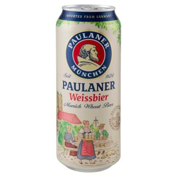 Paulaner Weissbier beer 50cl can