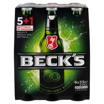 Beck's beer 6×33cl