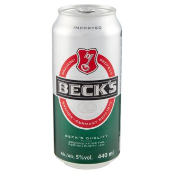 Beck's beer 44cl can