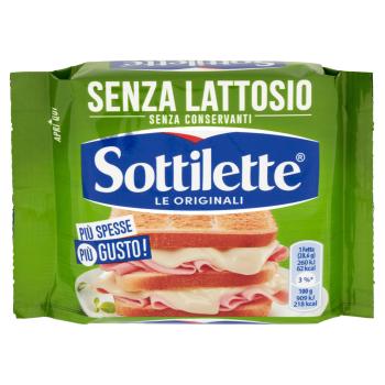 SOTTILETTE FORMAGGIO FUSO A FETTE SENZA LATTOSIO - 200g