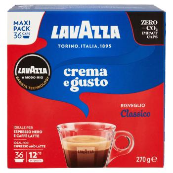 Lavazza cream and flavor 36 capsules