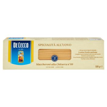 DE CECCO MACCHERONI ALLA CHITARRA N°99 SPECIALITÀ ALL'UOVO 500G