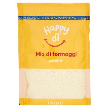 HAPPY SAY MIX OF GRATED CHEESES 150g