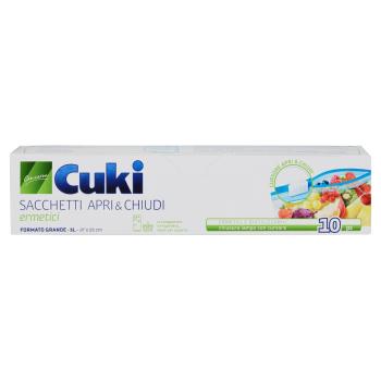 CUKI PRESERVES LARGE AIR SEAL BAGS (10 PIECES - 3L - 27 X 25 CM)