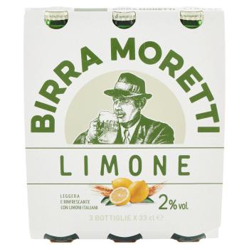 Birra Moretti Zitronengeschmack 3x33cl