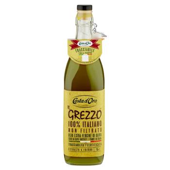 COSTA D'ORO IL GREZZO 100% ITALIAN UNFILTERED EXTRA VIRGIN OLIVE OIL 1 L