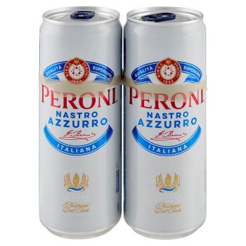 Birra Peroni Nastro Azzurro lattina 2x33cl