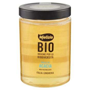 MIELIZIA BIO UNPASTEURIZED ACACIA HONEY ITALY AND HUNGARY 700 G