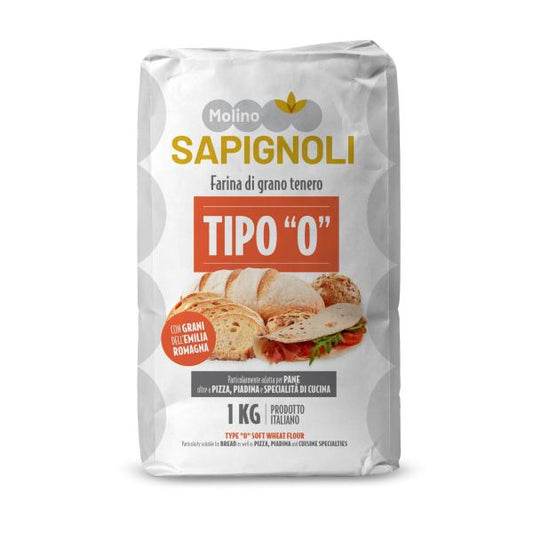 Molino Sapignoli farina di grano tenero tipo "0" 1kg