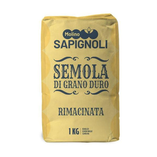 Molino Sapignoli Semola di Grano Duro Rimacinata kg 1
