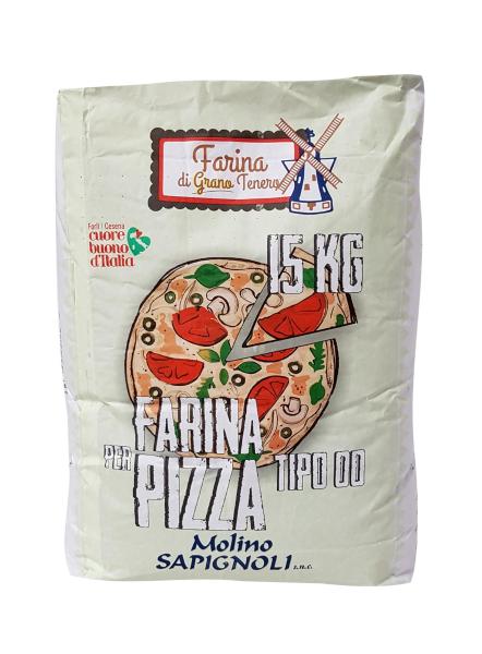 Molino Sapignoli farina di grano tenero tipo "00" pizza 15kg
