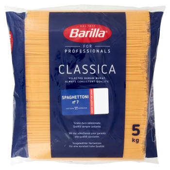 BARILLA FÜR PROFIS SPAGHETTONI N°7 KLASSISCHE LANGE PASTA CATERING FOODSERVICE 5 KG