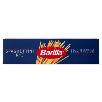 BARILLA SPAGHETTINI PASTA N.3 100 % ITALIENISCHER WEIZEN 500G