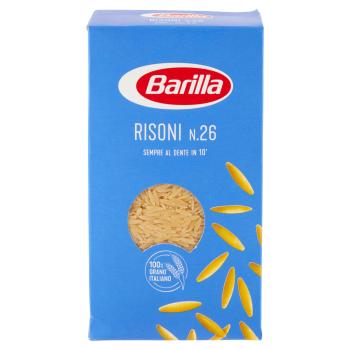 BARILLA PASTA RISONI N.26 100 % ITALIENISCHER WEIZEN 500G