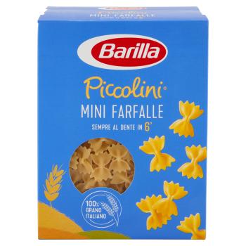 BARILLA PASTA PICCOLINI MINI FARFALLE 100% GRANO ITALIANO 500G