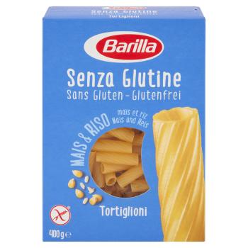 BARILLA PASTA TORTIGLINI GLUTEN-FREE 400G