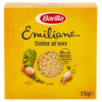 BARILLA EMILIANE STELLINE PASTA ALL'UOVO 275G