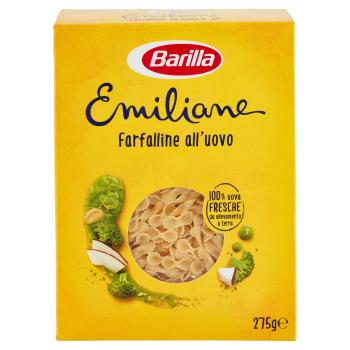 BARILLA EMILIANE FARFALLINE PASTA ALL'UOVO 275G