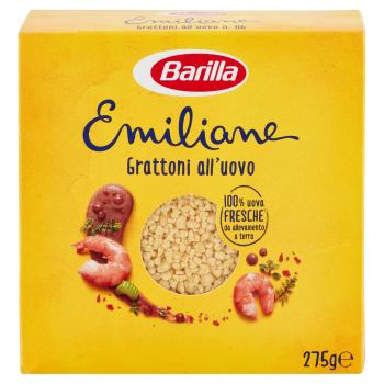 BARILLA EMILIANE GRATTONI PASTA ALL'UOVO 275G