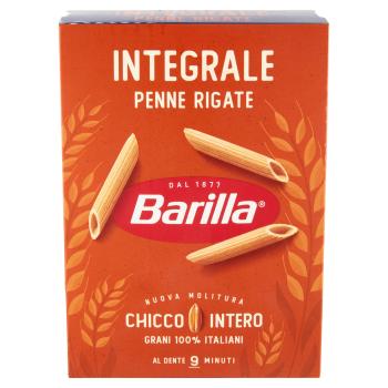 BARILLA WHOLE WHOLE PASTA PENNE RIGATE 100% ITALIAN WHEAT 500G