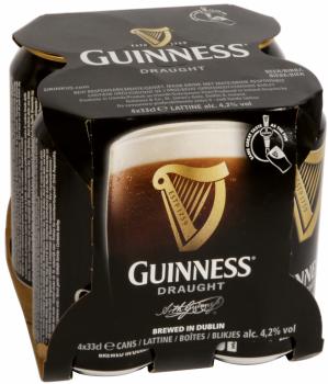 Birra Guinness Draught 4×33cl