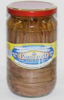 Alici porticello in vetro 720g