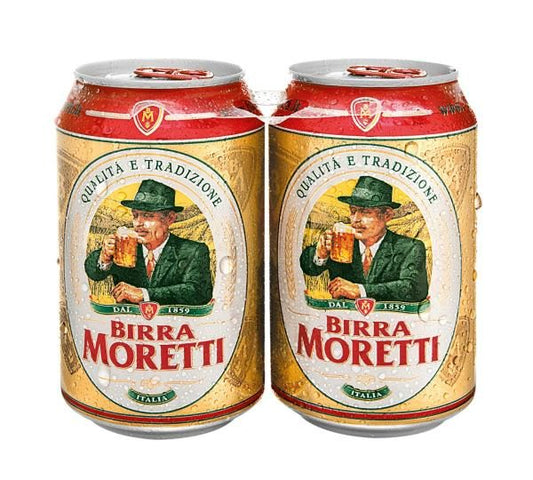 Moretti lateinamerikanisches Bier 2×33cl